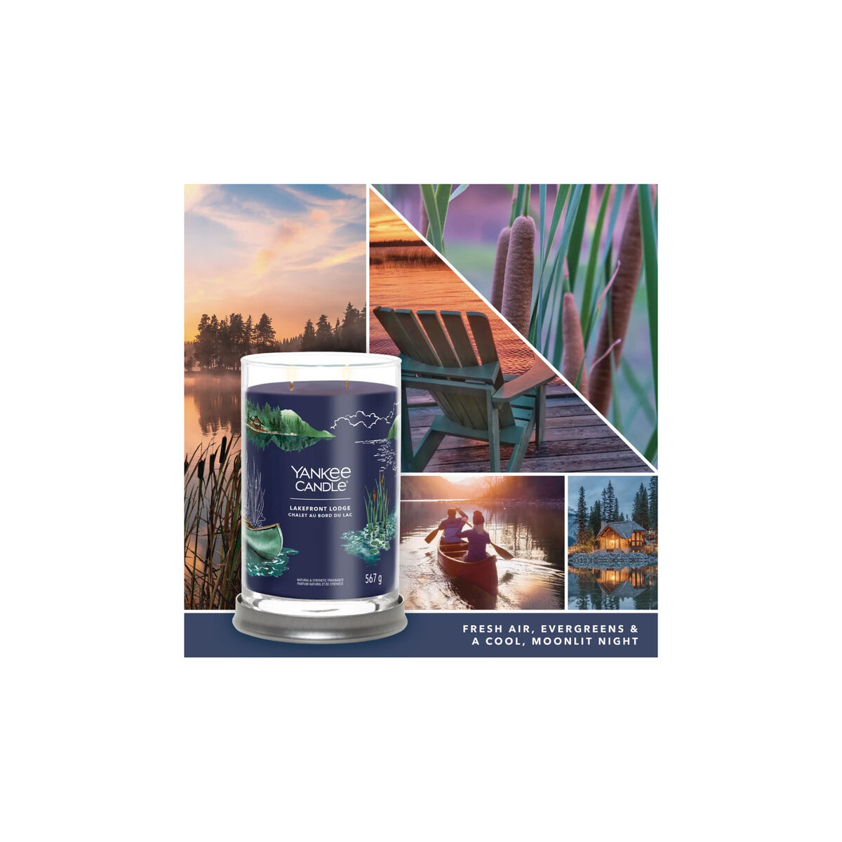 Duftkerze Yankee Candle Lakefront Lodge 567 g